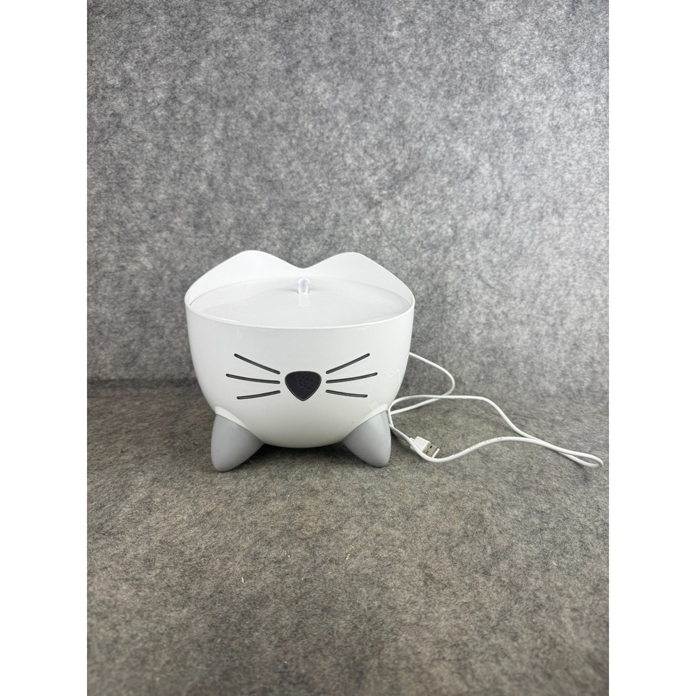 Catit PIXI Cat Water Fountain‎  Triple Filter Kitty Drinking Fountain White